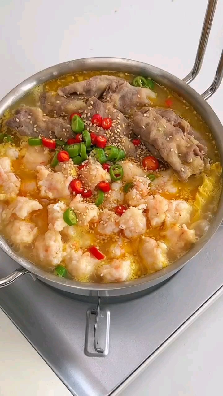 虾滑酸汤肥牛 |双拼的美味!双倍的快乐