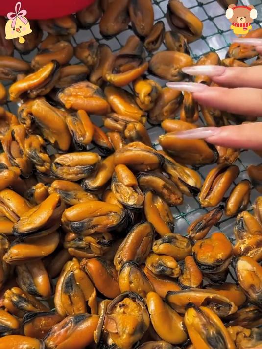鲜咸暴击!海虹淡菜干高蛋白,营养解馋两不误!