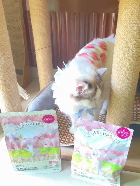 快赶紧拿给猫猫吃吧