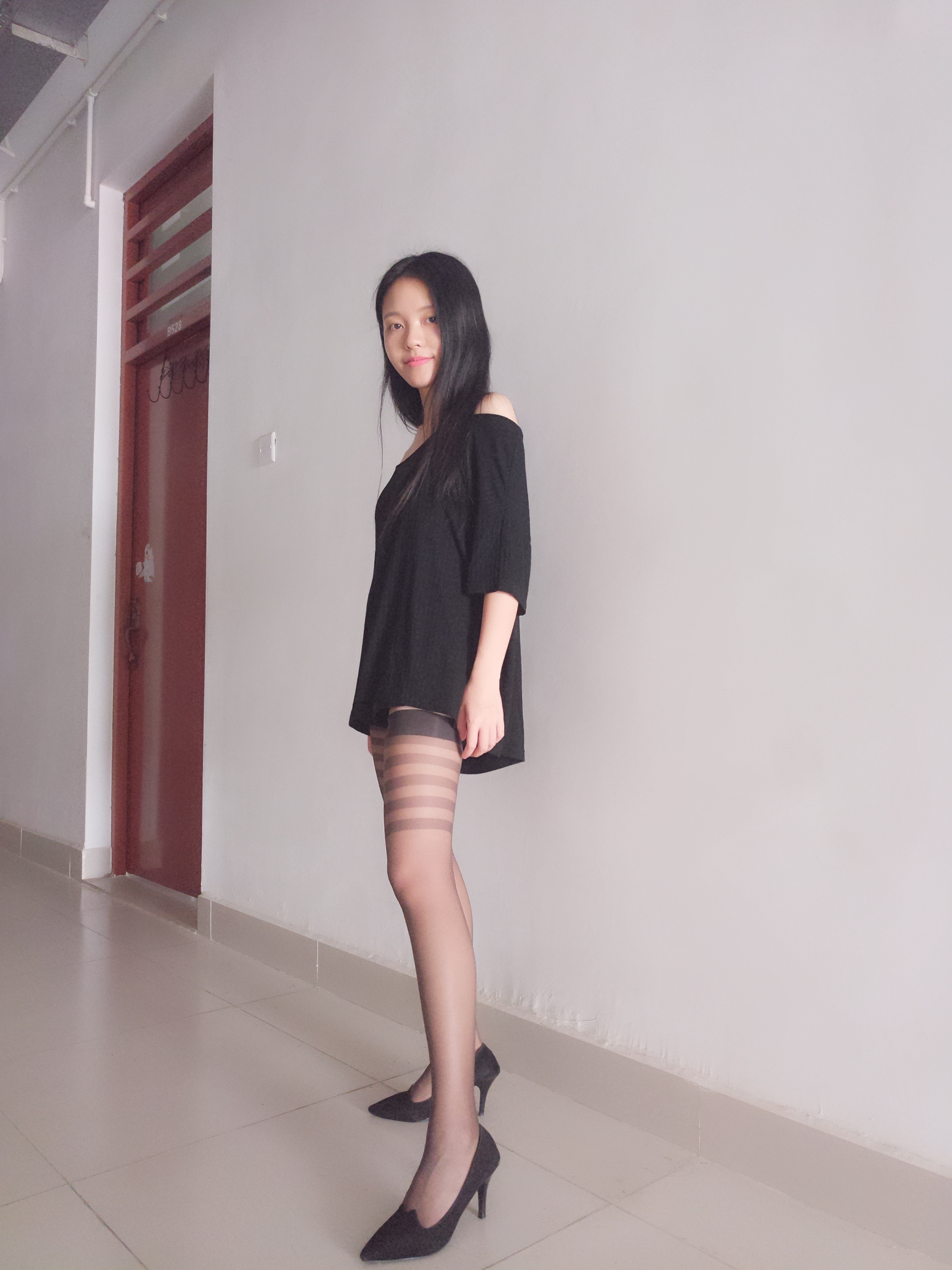 图片[62]-学妹校园寝室短丝系列039期 雨涵[66P71M]-六色网