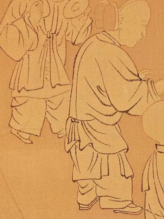 人物背衬完成 最喜欢的一幅工笔画～