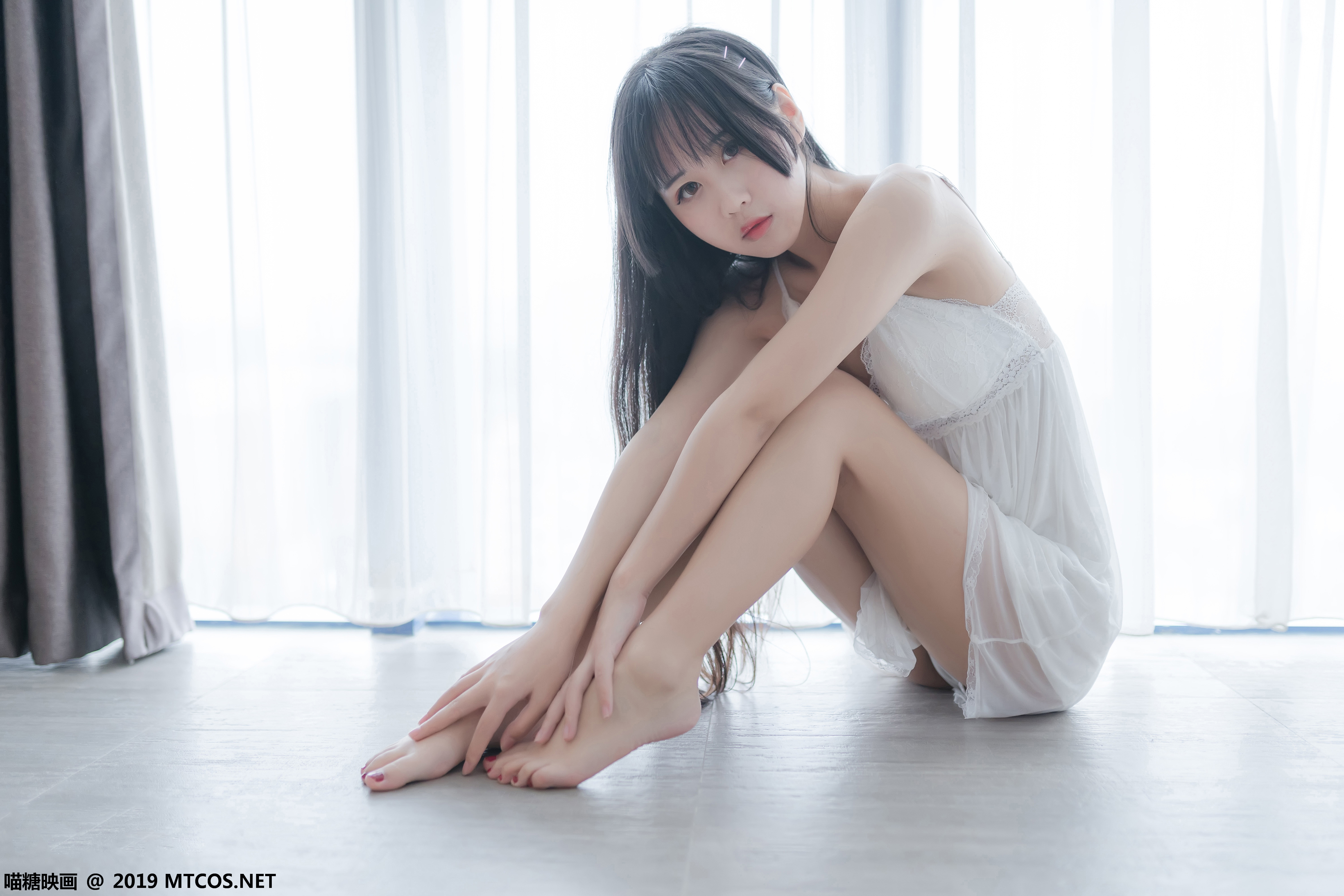 图片[20]-[MTCos] 喵糖映画 Vol.069 萌芽儿o0 白纱裙-六色网