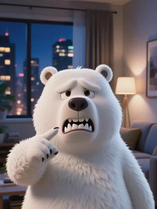 倒霉熊少儿卡通动画 贪吃巧克力牙疼 笑到肚子疼