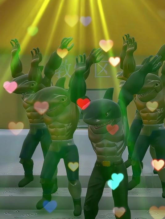 光之国来了鲨鱼怪兽