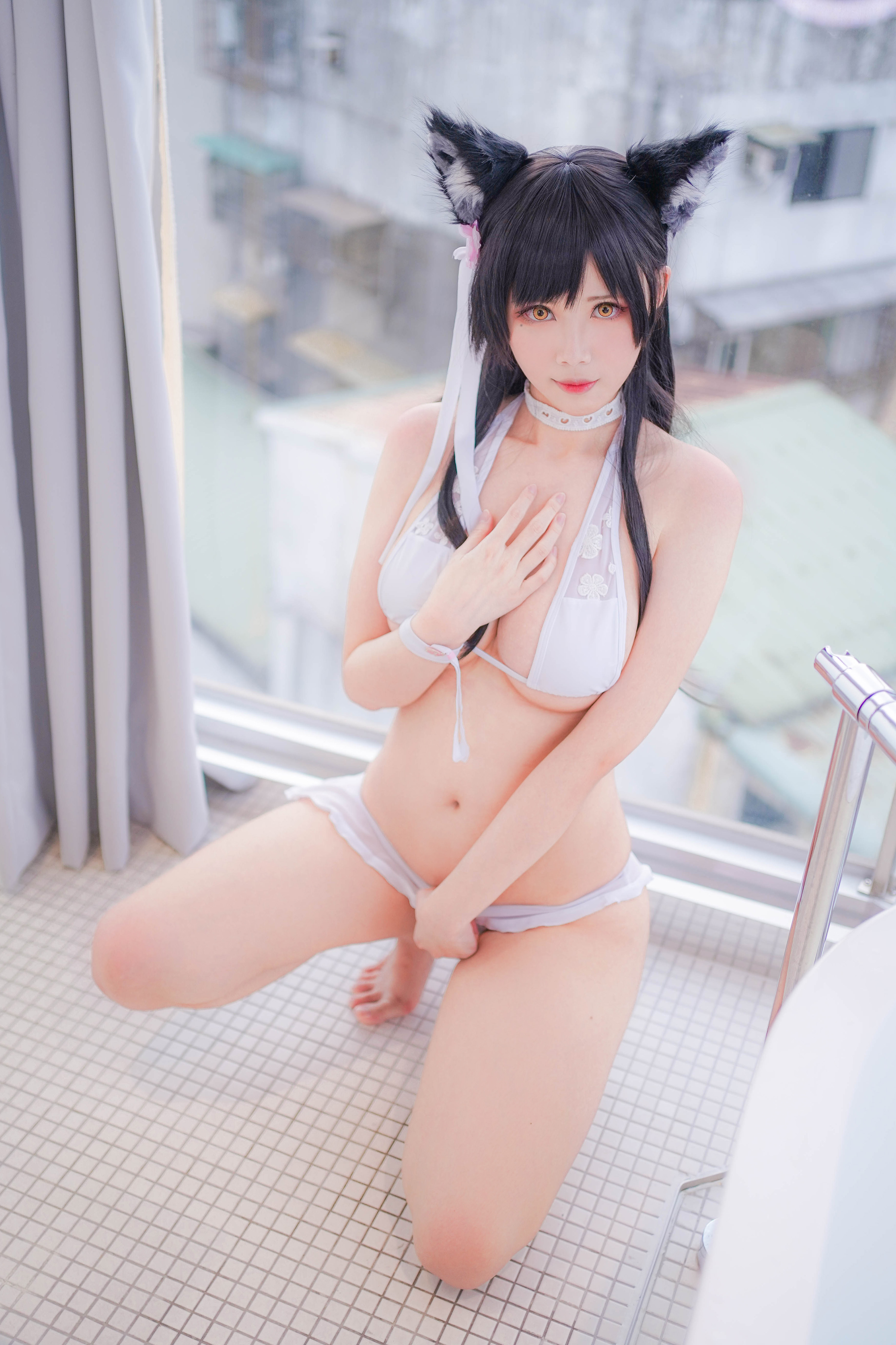 图片[13]-Coser萱-KaYa NO.079 – 爱宕泳装[16P23M]-六色网