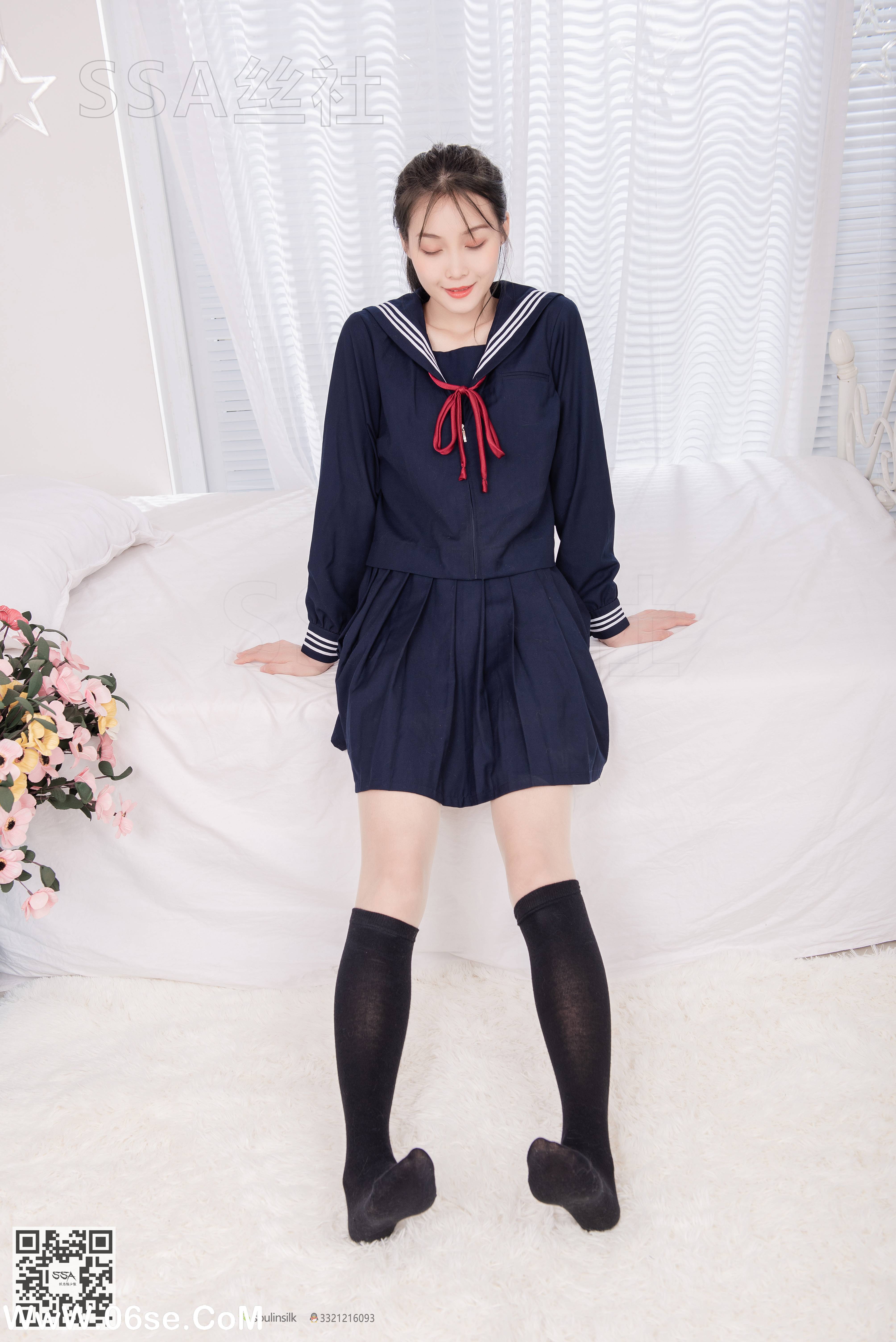 图片[49]-[SSA丝社] NO.142 丽萍 JK制服的穿搭示范[133P1.61G]-六色网