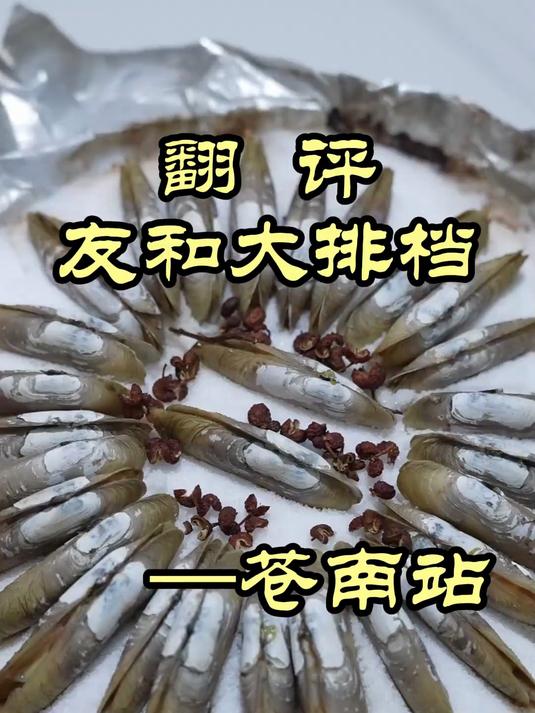 菜还带返场的？苍南的排档给魏厨吃爽了——友和海鲜大排档