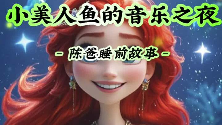 儿童睡前故事《小美人鱼的音乐之夜》动画亲子育儿绘本故事书