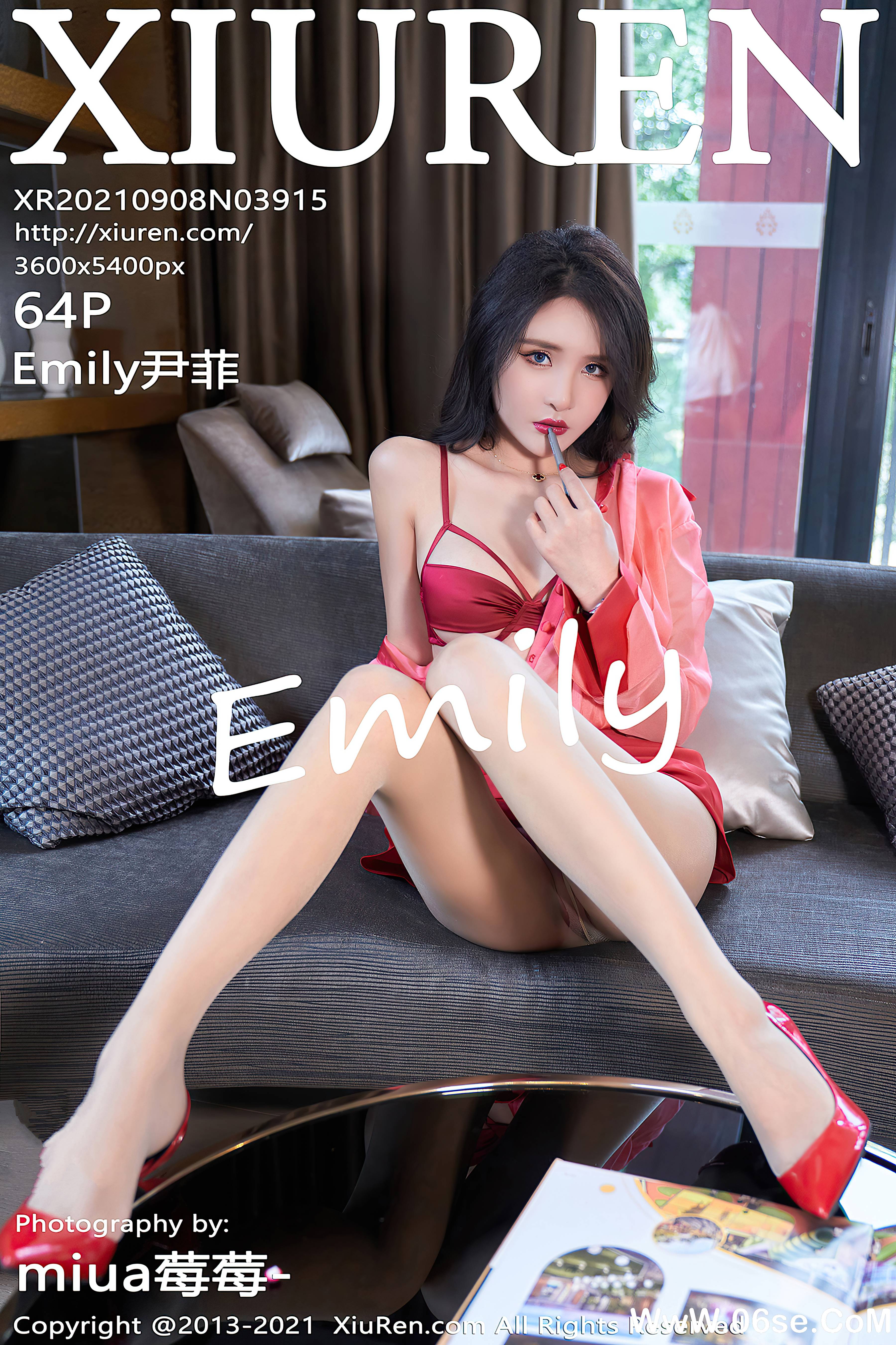 [XIUREN秀人网] 2021.09.08 NO.3915 Emily尹菲[644+1P633M]-六色网
