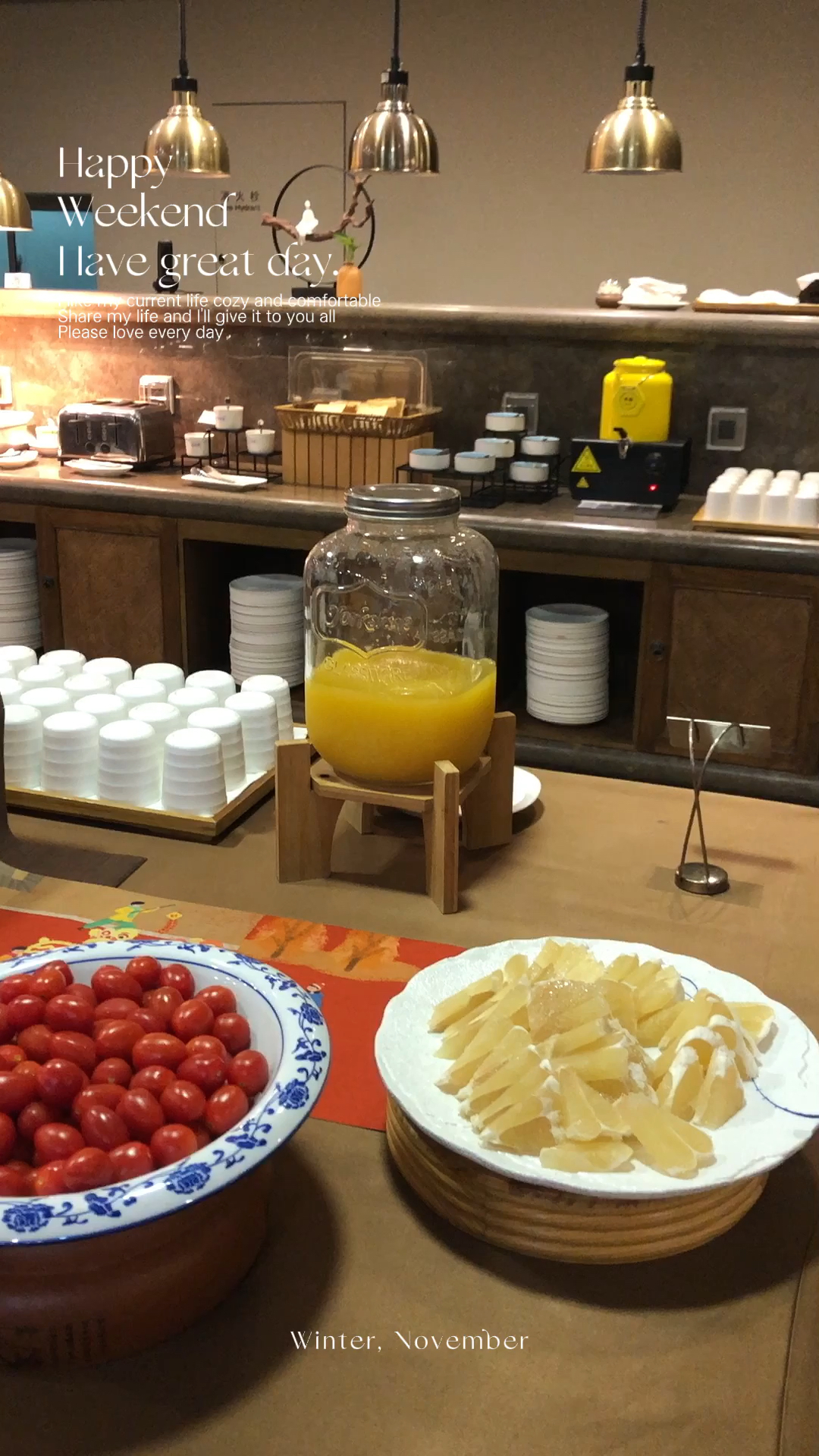 实拍江苏无锡灵山精舍的自助早餐