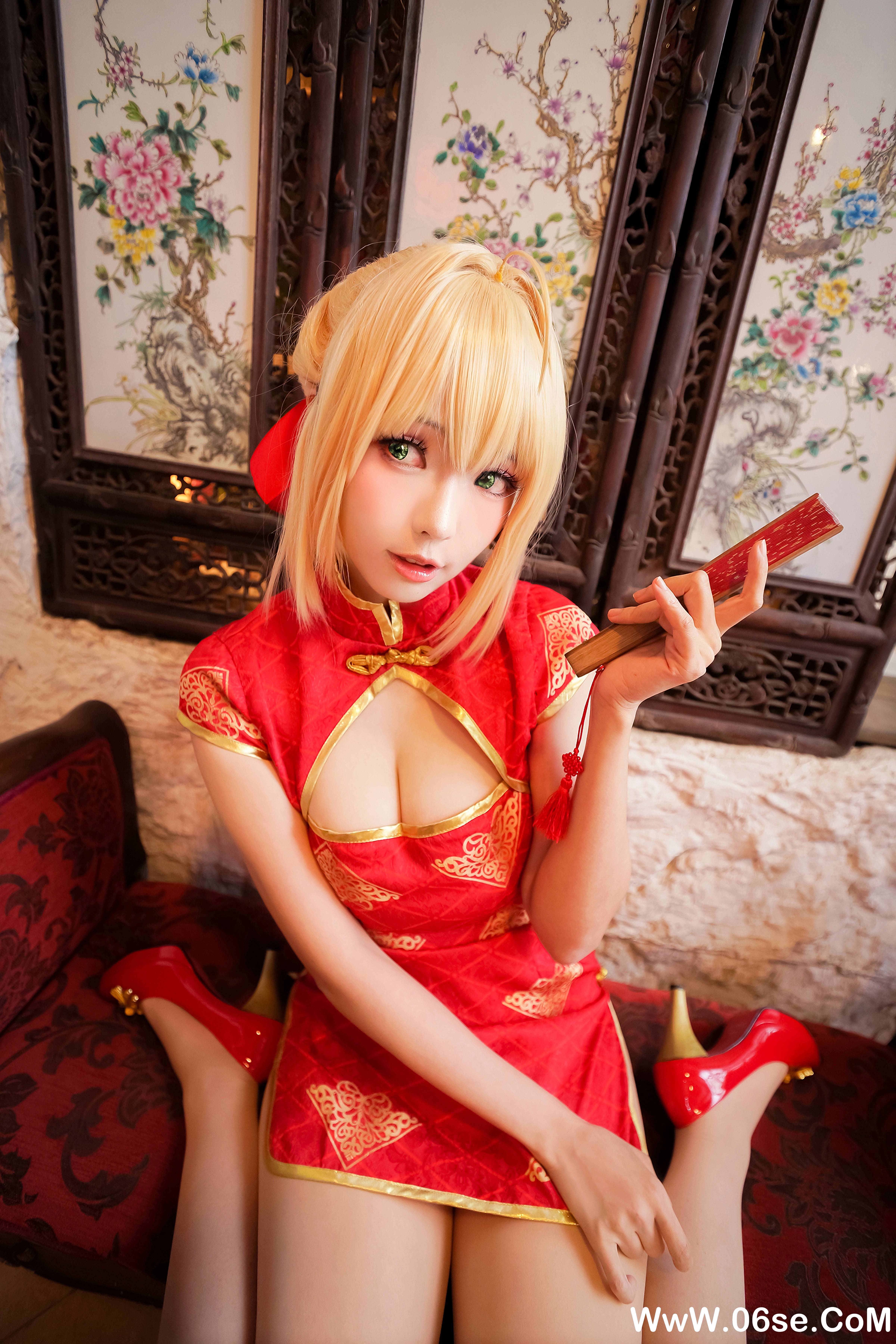 图片[10]-Ely_eee(ElyEE子) NO.029 — 尼禄 红旗袍[21P128M]-六色网