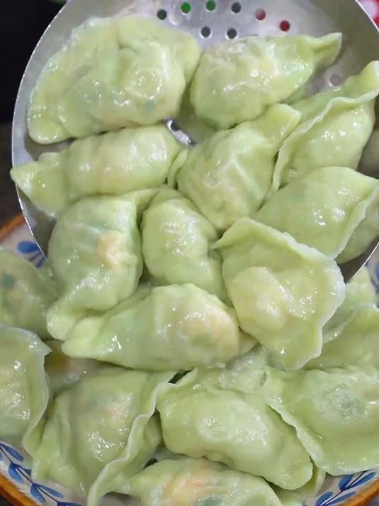 爱吃素馅饺子的，一定不要错过这个五鲜馅水饺，馅料鲜香