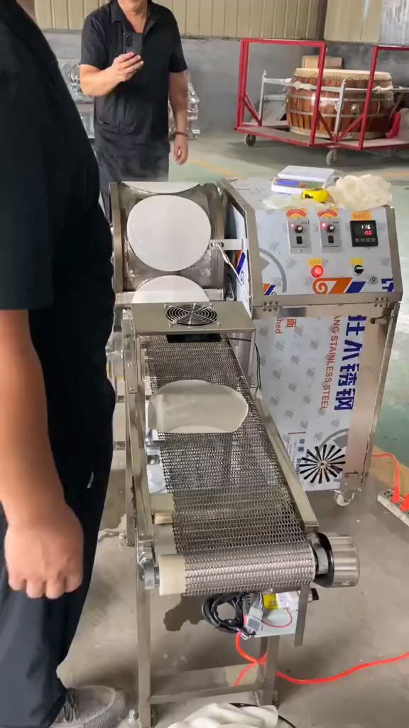 洲恒烤鸭饼机 春卷机 博饼机