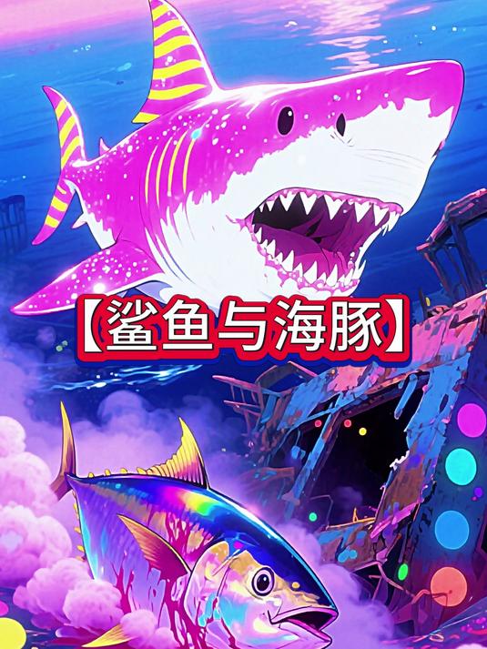 鲨鱼与海豚 动漫二次元