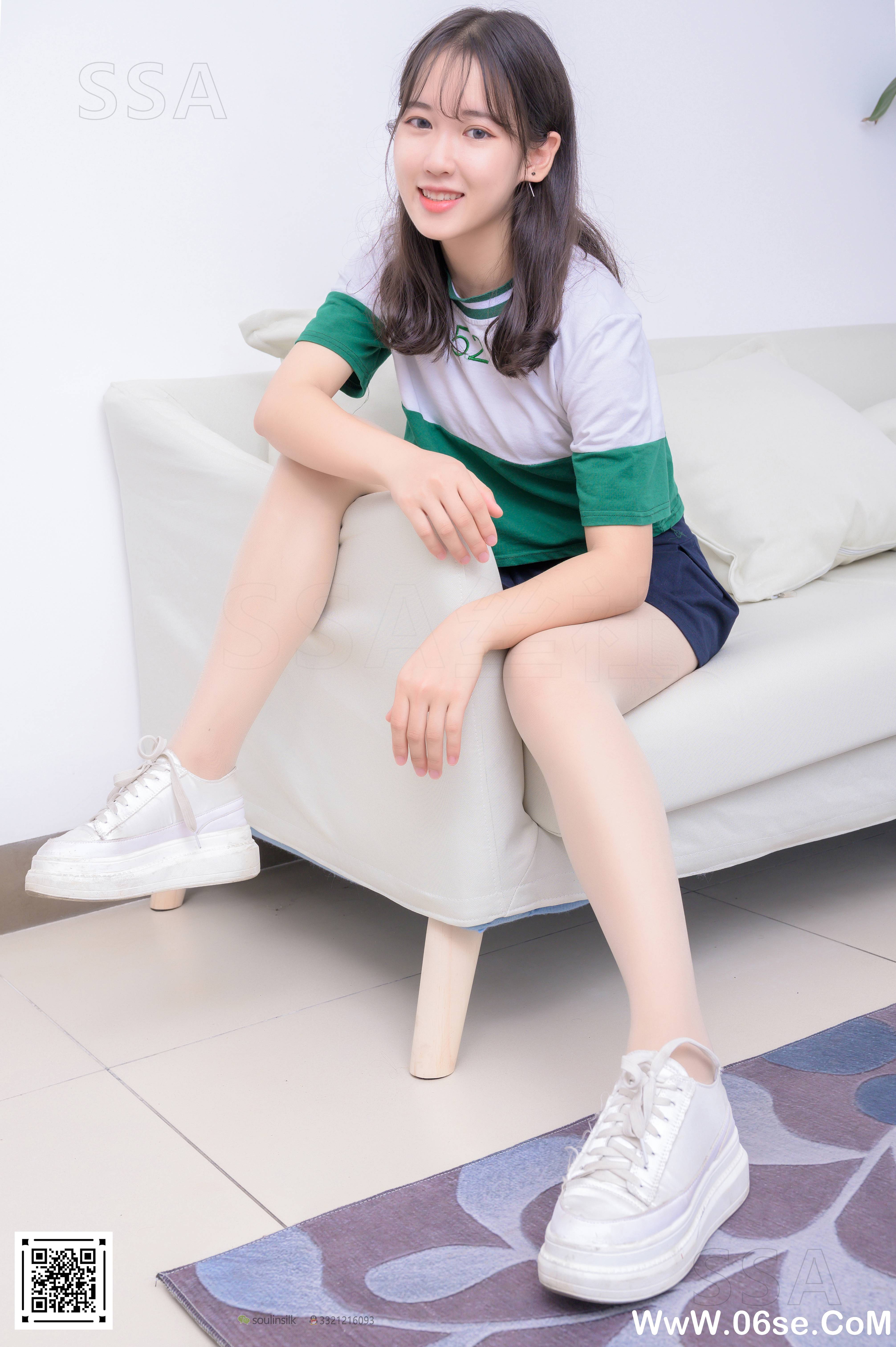 图片[23]-[SSA丝社] NO.215 小夏 齐臀短裙（上）[99P1.22G]-六色网