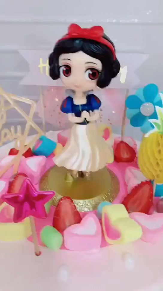 白雪公主多层架子创意蛋糕
