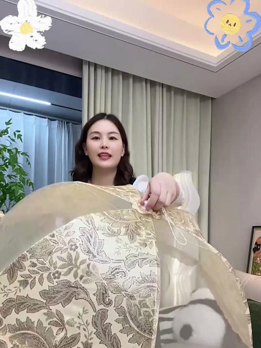 可折叠防蝇菜罩收纳方便 罩住饭菜更卫生