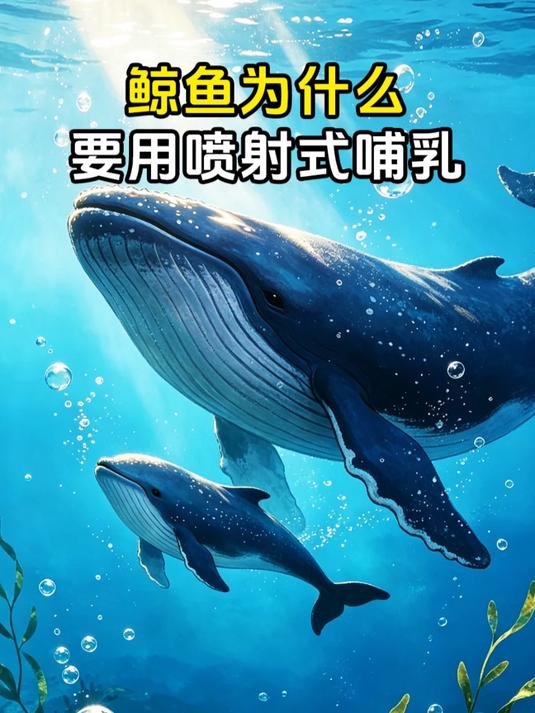 鲸鱼为什么要用喷射式哺乳？