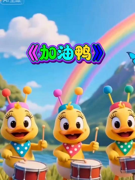 益智启蒙早教儿歌动画《加油鸭》