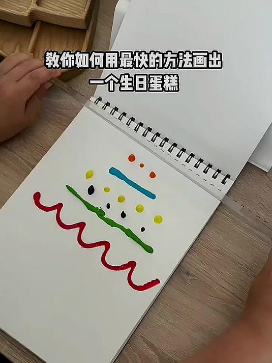 教你如何用最快的方法画出一个生日蛋糕