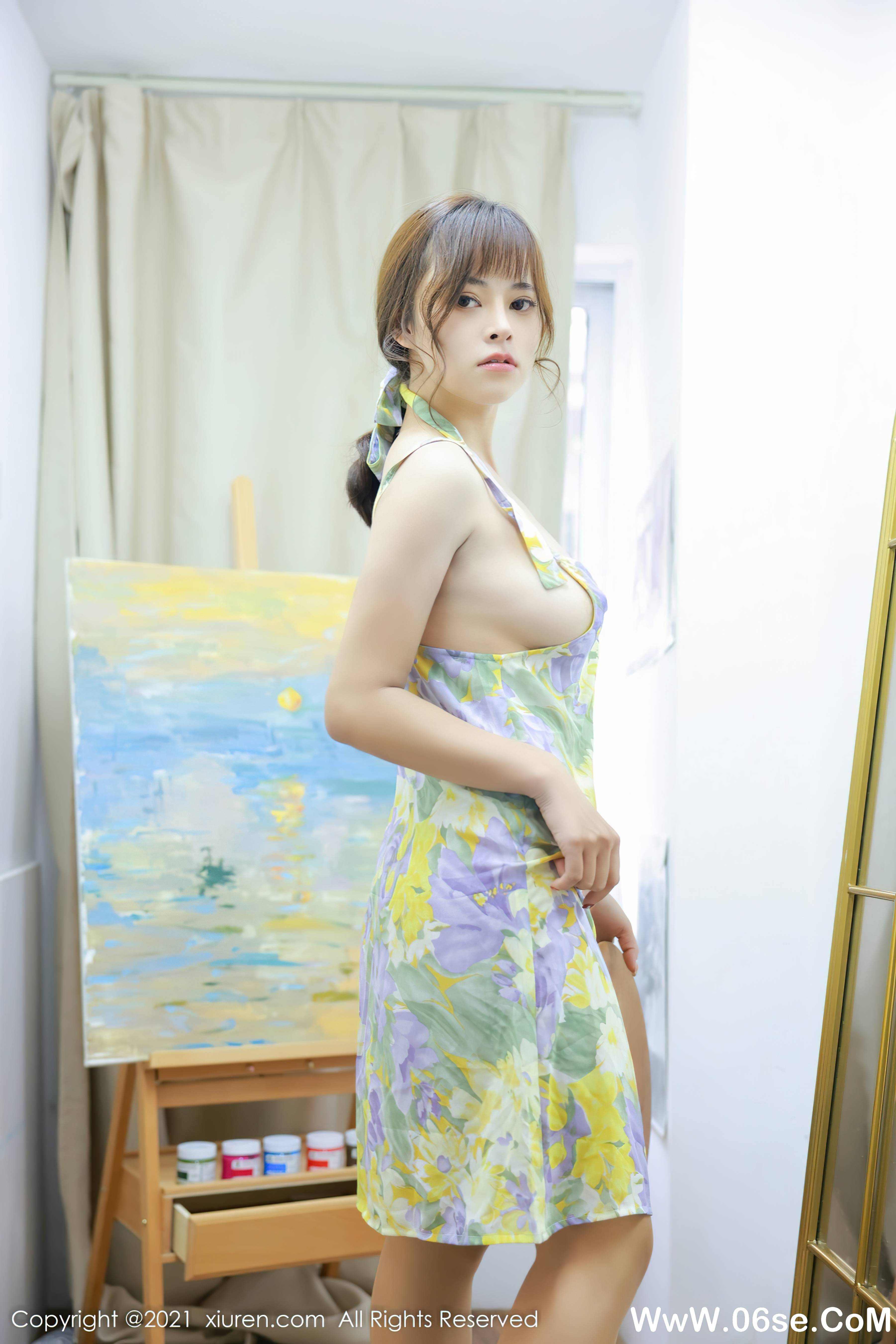 图片[2]-[XIUREN秀人网] 2021.12.27 NO.4387 奈沐子[57+1P487M]-六色网