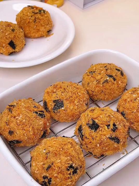 鲍师傅同款肉松小贝 肉松小贝 下午茶甜品 肉松 烘焙