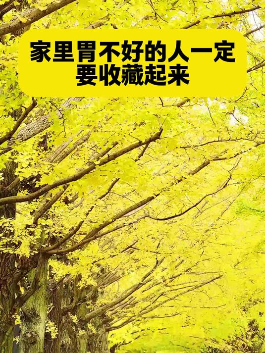 家里有胃不好的人一定要收藏好了