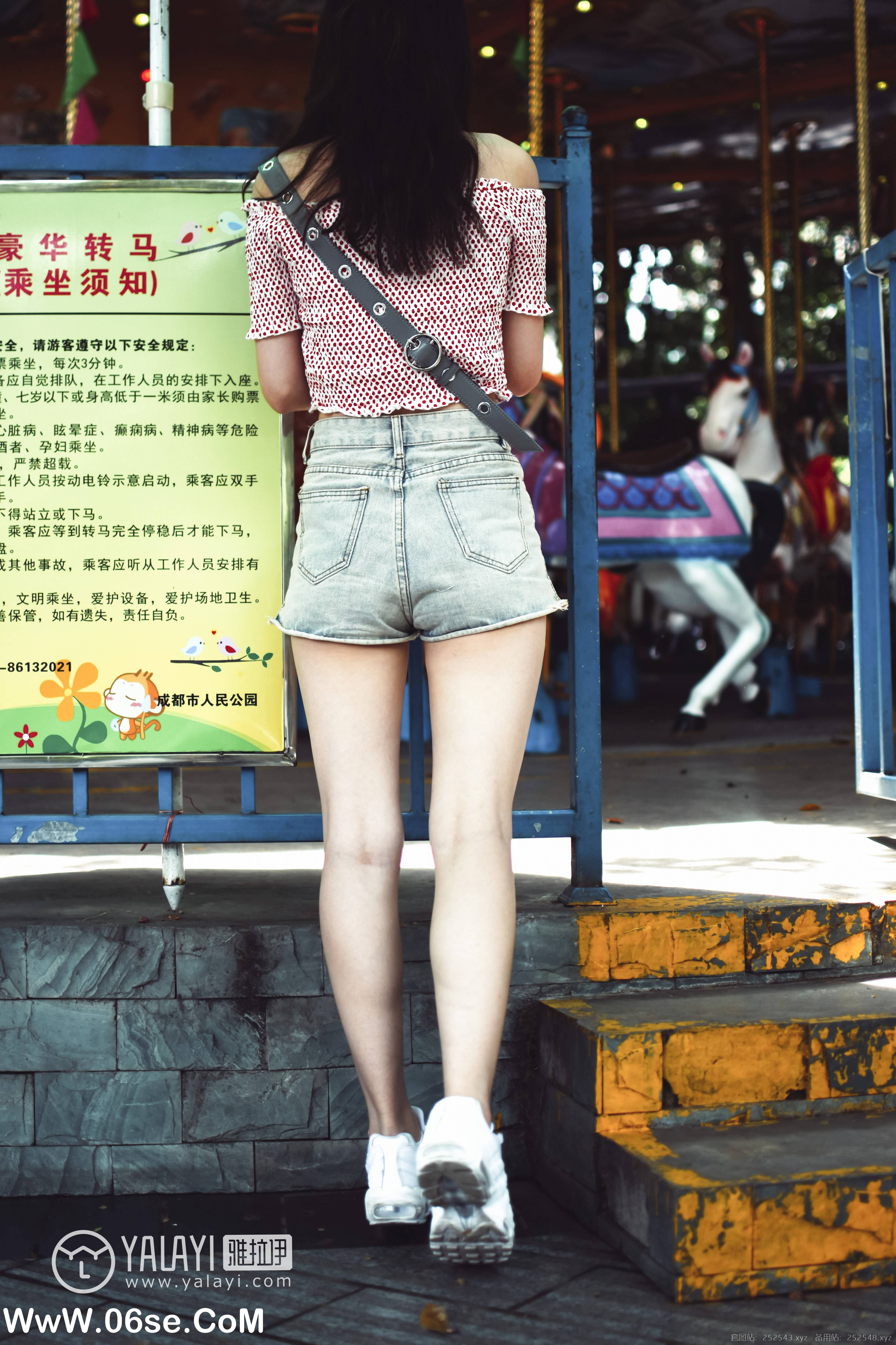 图片[8]-[YALAYI雅拉伊] NO.006 乐园女孩肖肖 叶肖肖-六色网