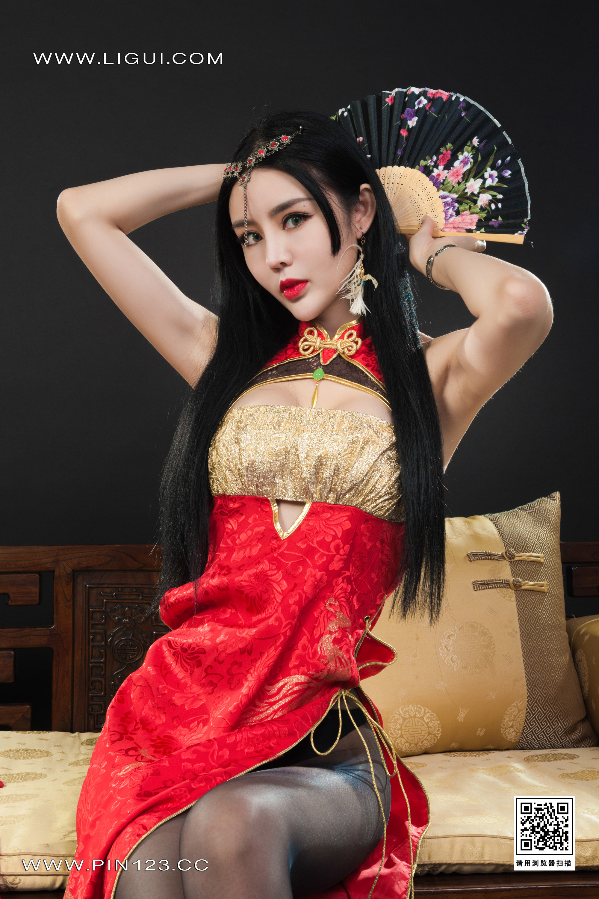 图片[2]-[Ligui丽柜] 2022.05.30《迷丝穿越》凉儿-六色网