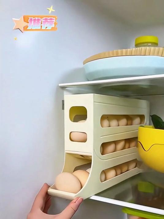 不要把鸡蛋随便放了,不好看不说也非常容易碎试试这款鸡蛋收纳盒