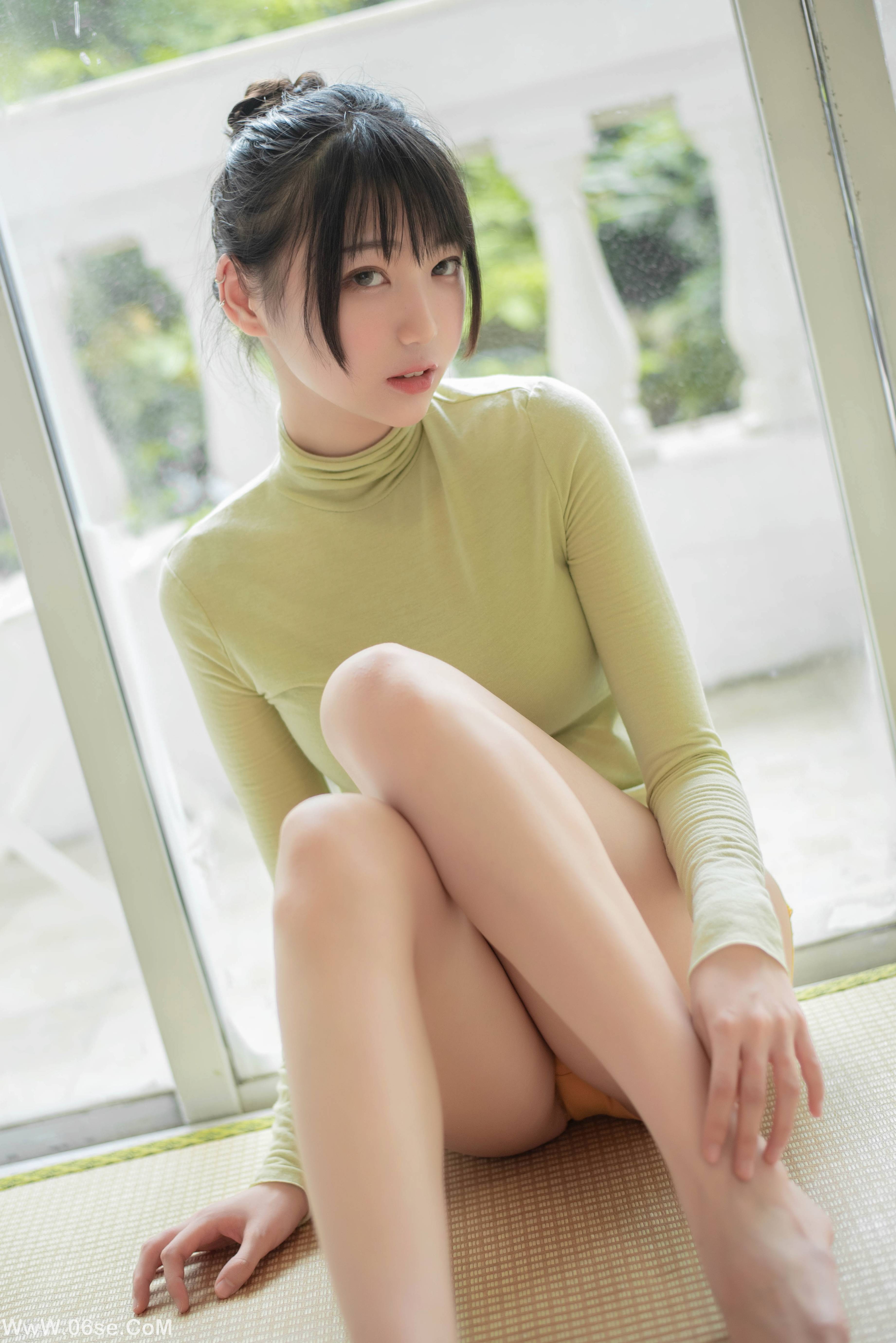 图片[2]-周叽是可爱兔兔 NO.017 小清新居家服[16P98M]-六色网