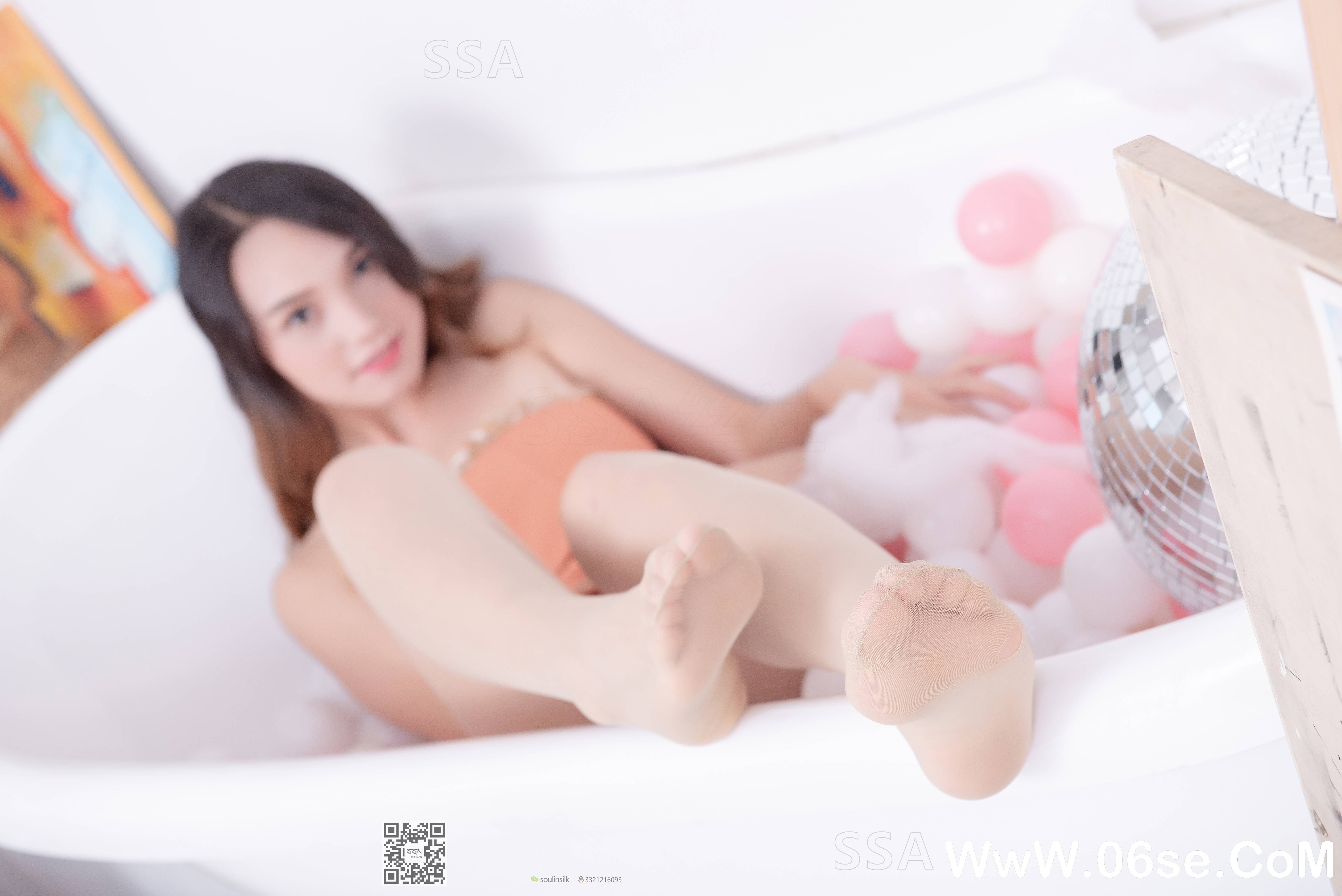图片[119]-[SSA丝社] NO.186 蓉蓉 居家齐臀短裙肉丝穿搭示范[149P1.56G]-六色网