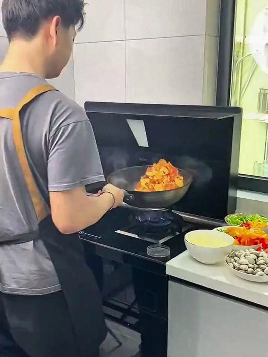康巴赫有钛炒锅加深不粘锅大号不锈钢炖锅电磁炉燃气灶双耳炒菜锅
