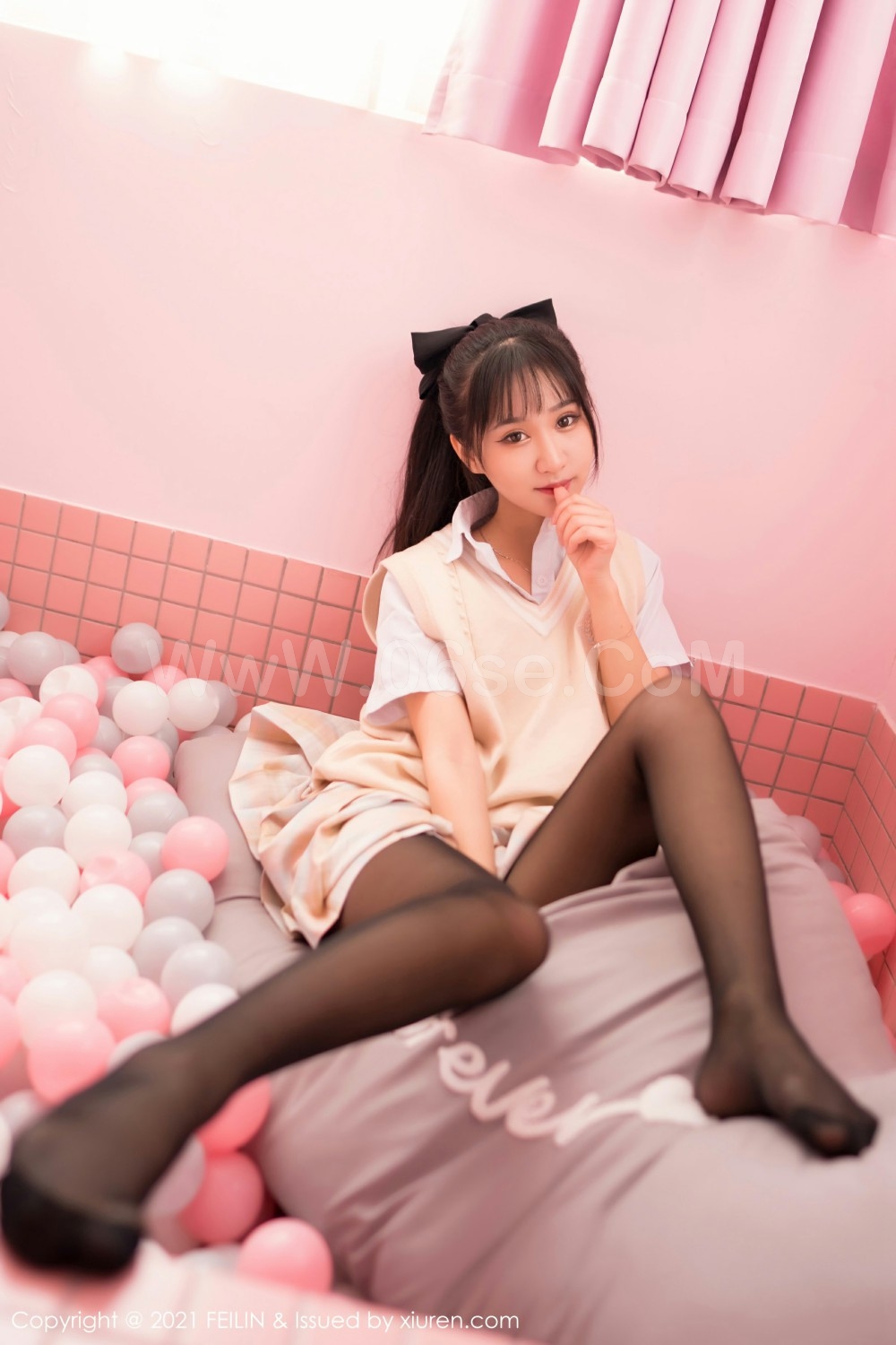 图片[12]-[FEILIN嗲囡囡] VOL.417 小果冻儿-六色网