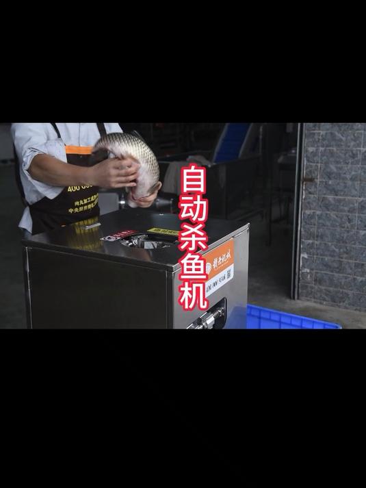 一款水产加工最省心的杀鱼去鳞神器杀鱼去鳞开背一次性搞定