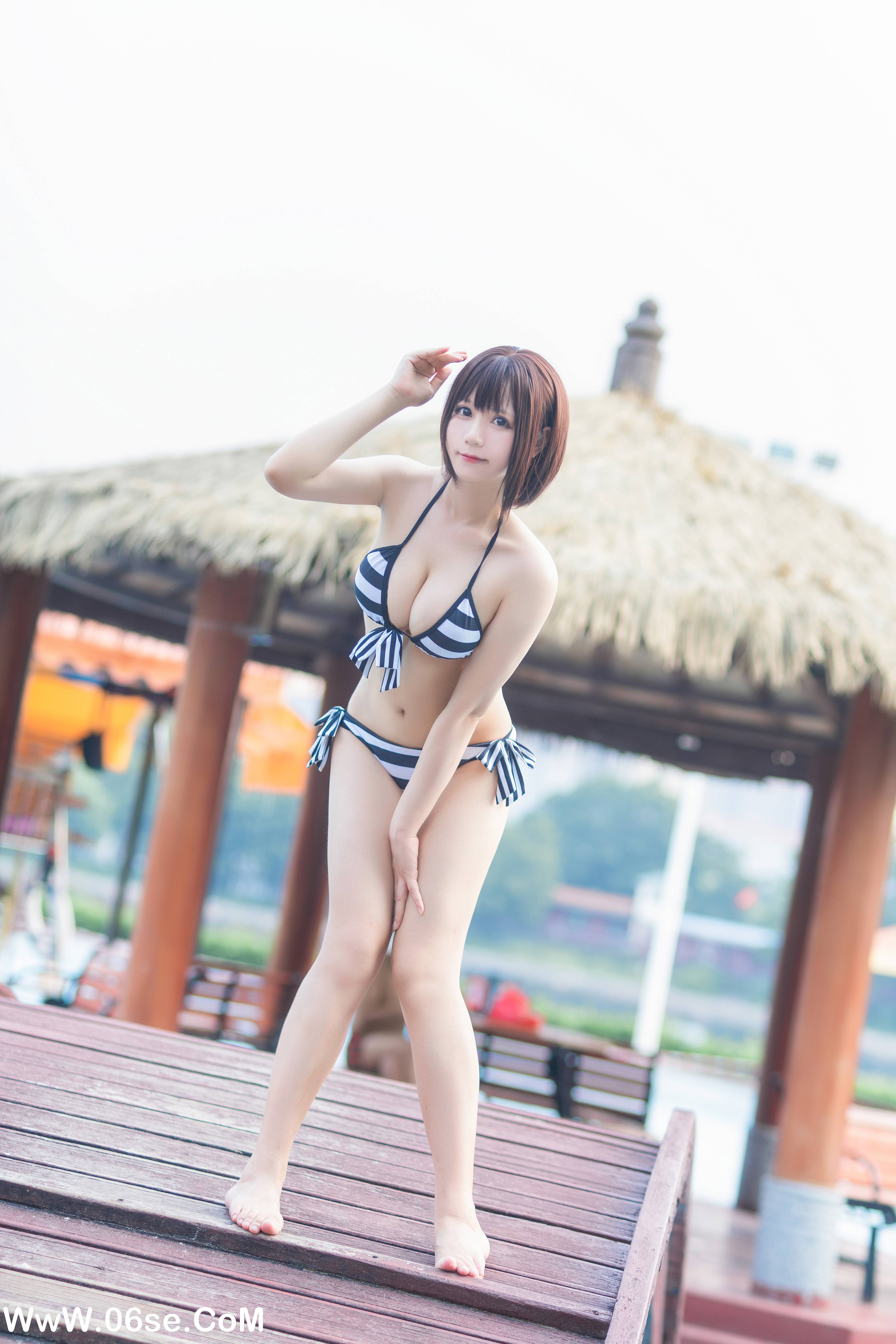 图片[5]-Nyako喵子 NO.021 – 加藤惠泳装[11P50M]-六色网