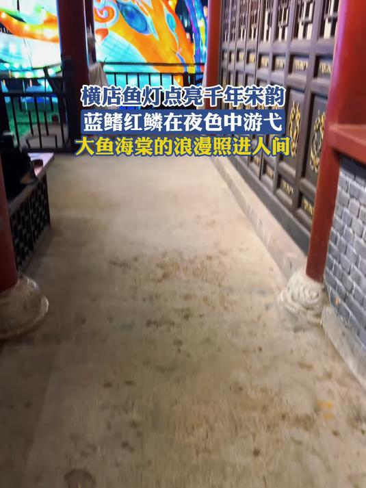 #马上就出发#横店鱼灯点亮千年宋韵，蓝鳍红鳞在夜色中游弋，大鱼海棠的浪漫照进人间