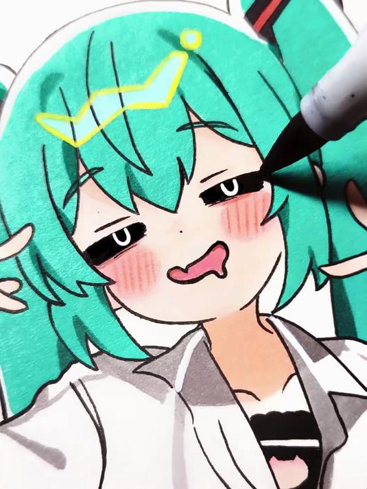 雌小鬼初音：杂鱼~进来挨骂！