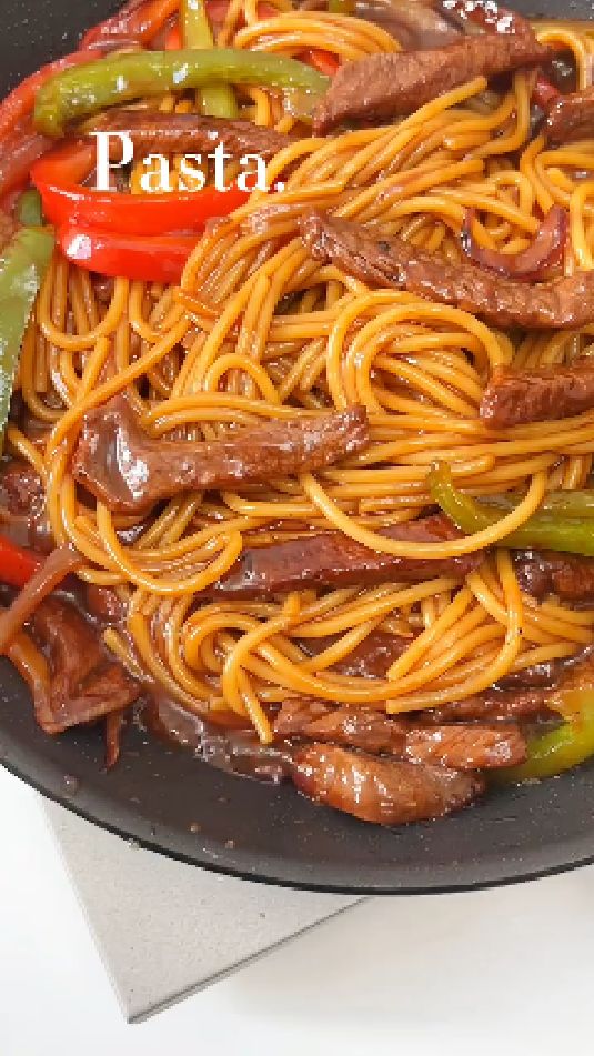 黑椒牛肉意面