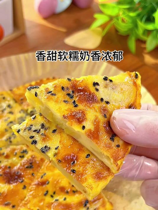 香蕉鸡蛋饼外酥里嫩,好吃简单又营养