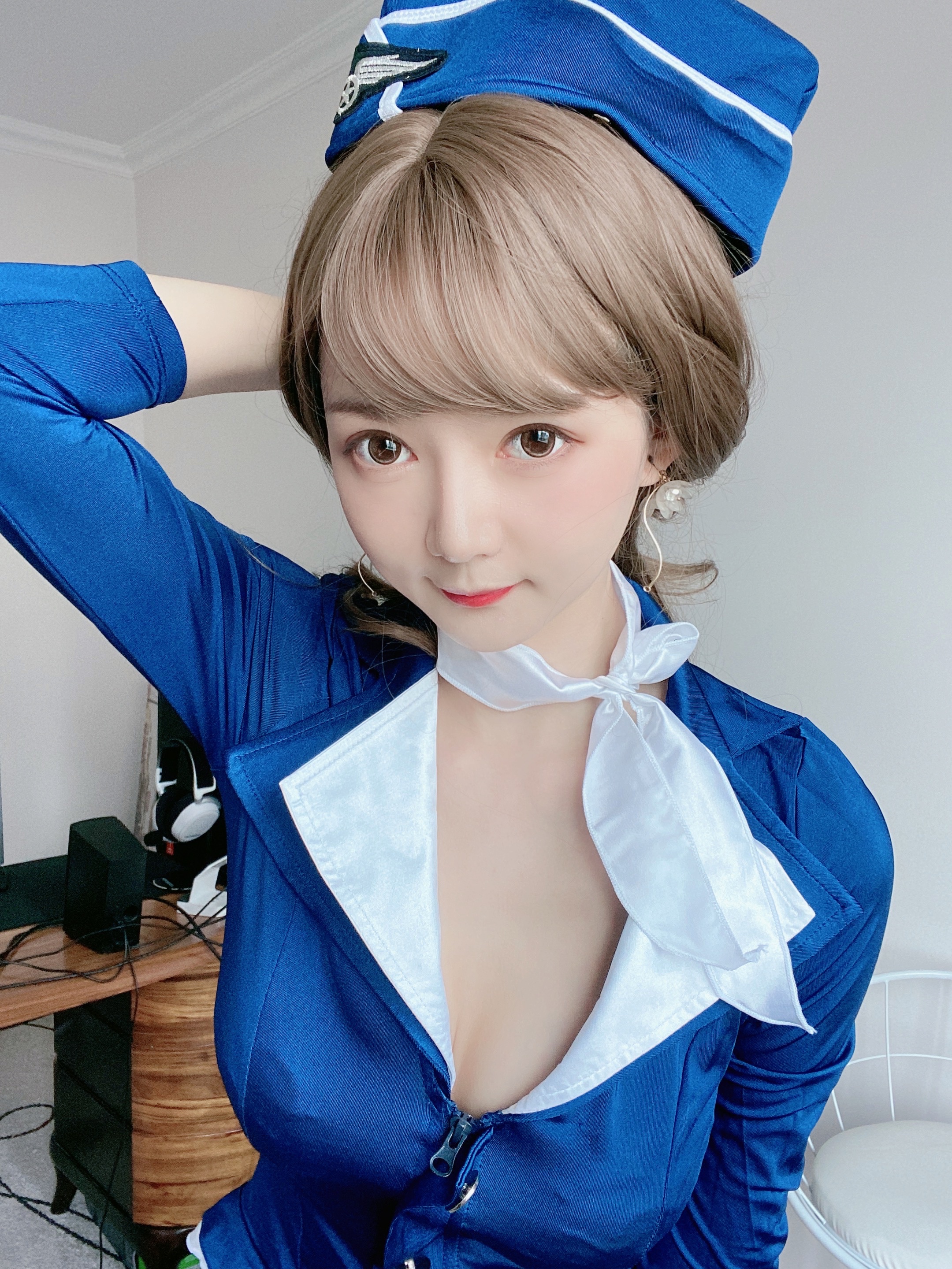 图片[10]-51酱 NO.007 — 蓝色制服装[35P+3V115M]-六色网