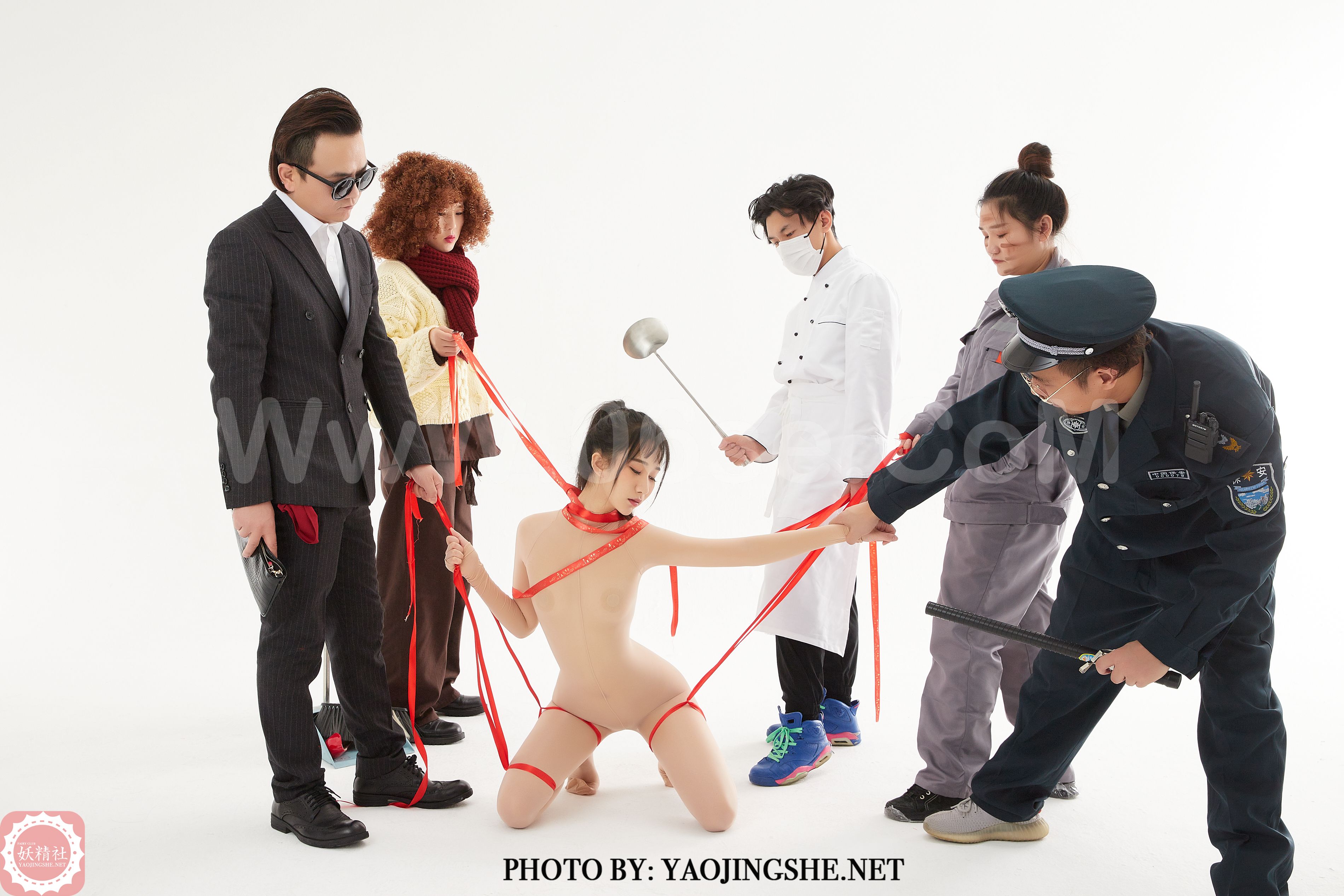 图片[3]-[YaoJingShe 妖精社] 2021.03.02 T2111《美丝小偷下》喵喵 [38P265M]-六色网