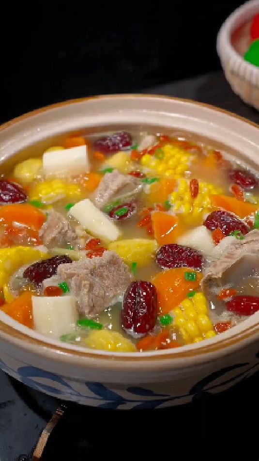 山药玉米排骨汤