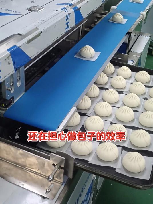 还在担心做包子的效率不高吗?快来看看这款全自动仿手工包子机