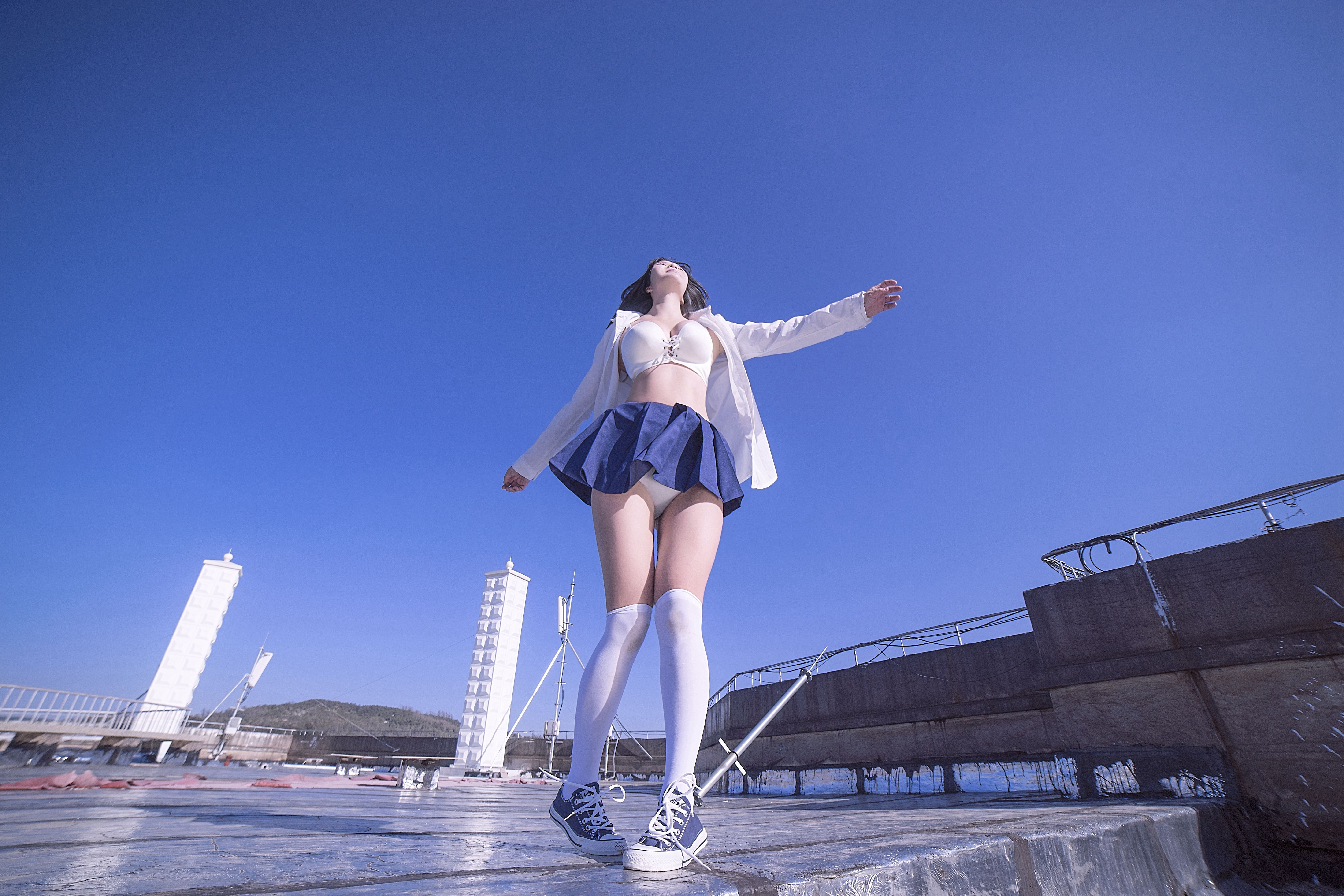 图片[23]-小何同学 – 049 菟菟JK [40P111M]-六色网