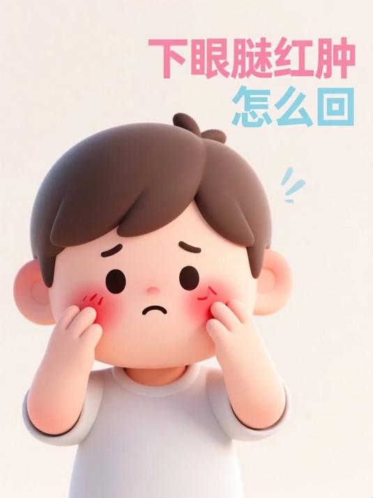 下眼睑红肿怎么回事