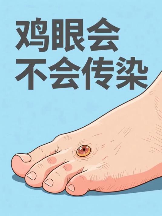 鸡眼会不会传染 #健康扬帆季#