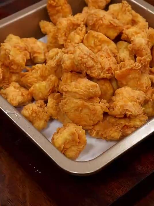 小朋友爱吃的炸鸡块