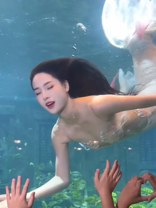 你知道美人鱼是怎么在水里呼吸的吗？科普 美人鱼表演 冷知识