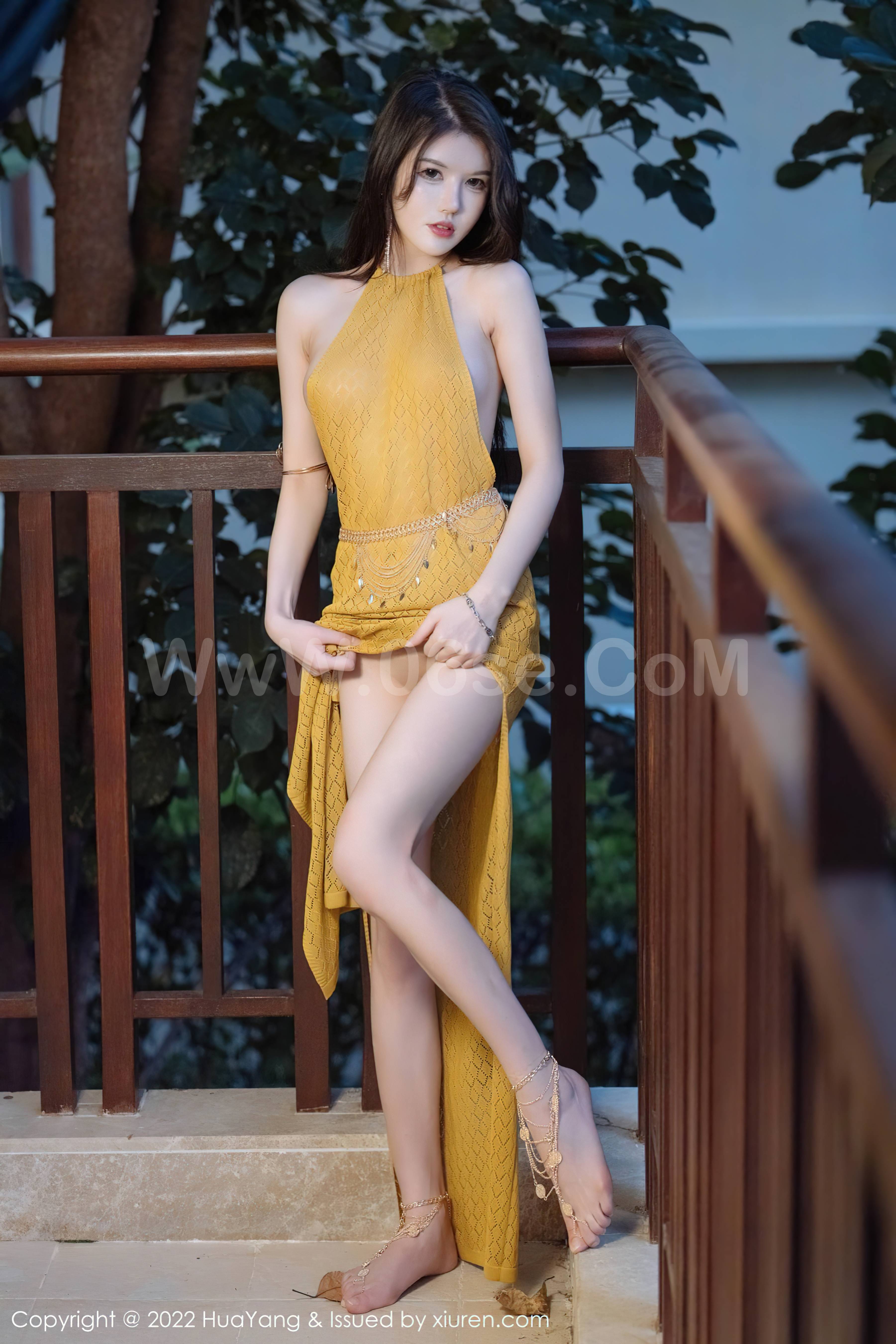 图片[34]-HuaYang Vol.490 媛媛酱belle-六色网